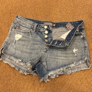 Just USA Distressed Blue Jean Shorts M, great condition minimal wear & no flaws